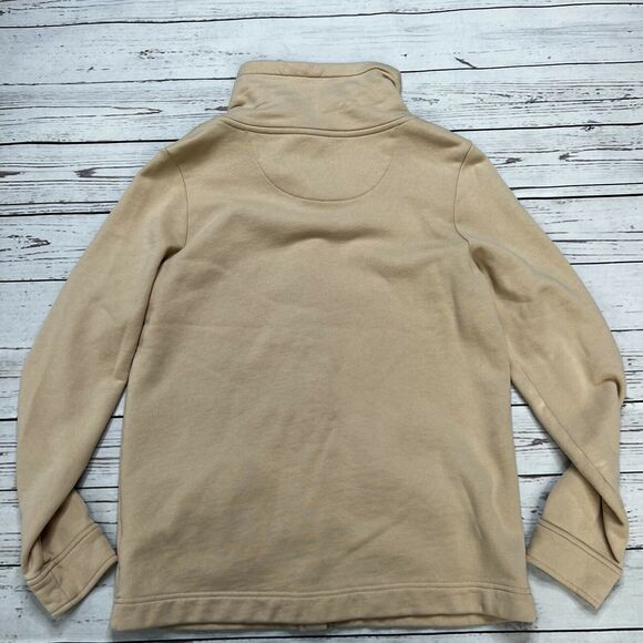 Lands End Womens S 6-8 Shawl Collar Shacket Jacket Beige Button Down Coatigan - Picture 5 of 5